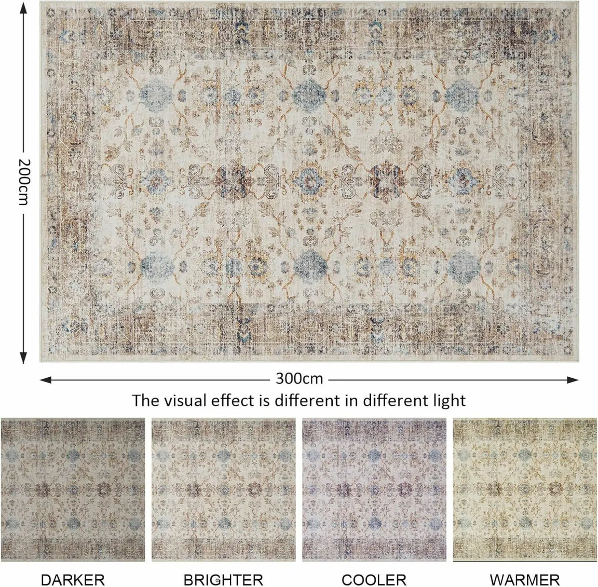 Rugs for Living Room 200x300cm Large Area Bedroom - Image 2