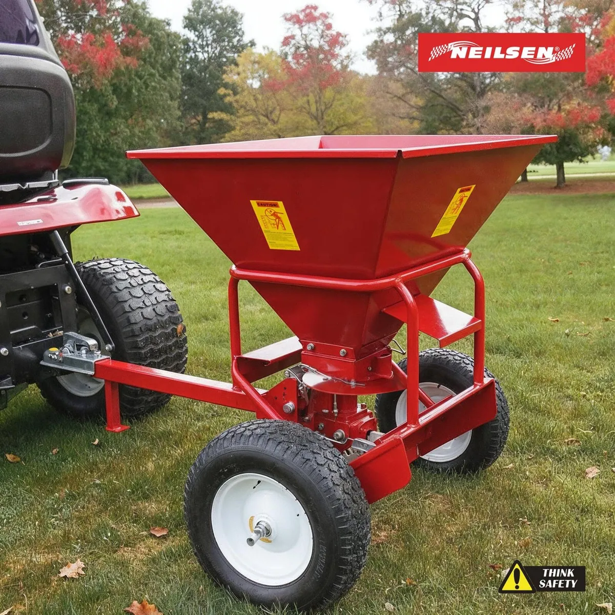ATV TOW BEHIND SPREADER +COVER+MESH - Image 4