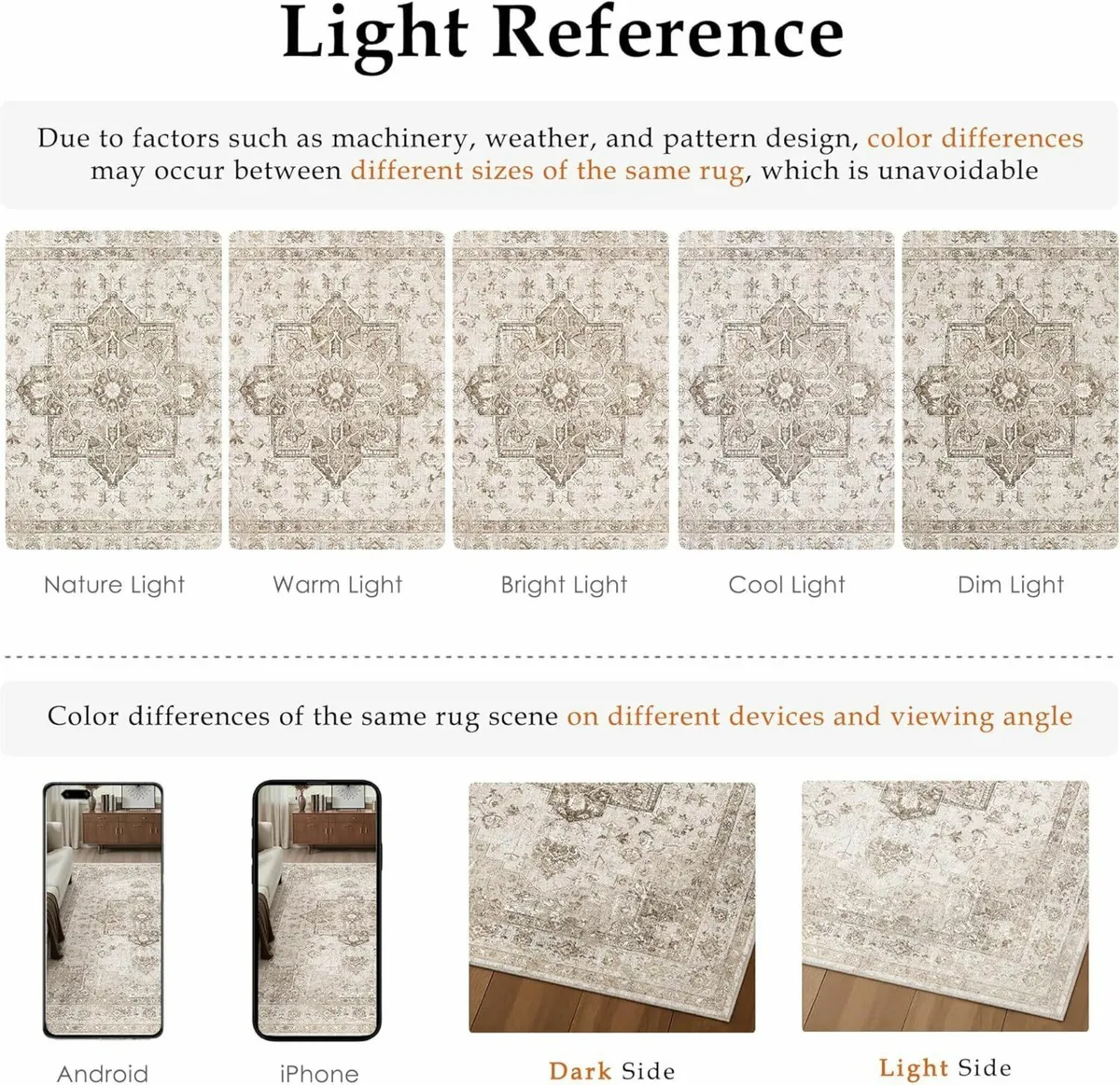 Vintage Rugs Living Room Area Rug 200x300cm - Image 2