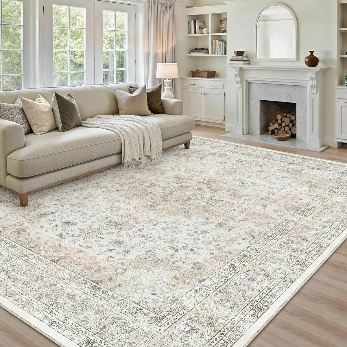 Vintage Living Room Area Rug 200x300cm Machine - Image 4
