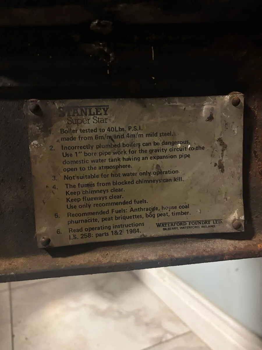 Stanley superstar solid fuel range - Image 2