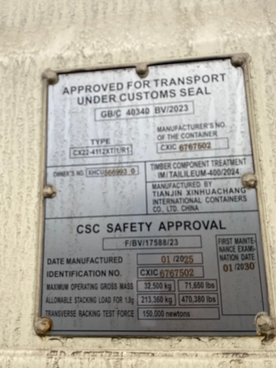 Container 40ft shipping - Image 3