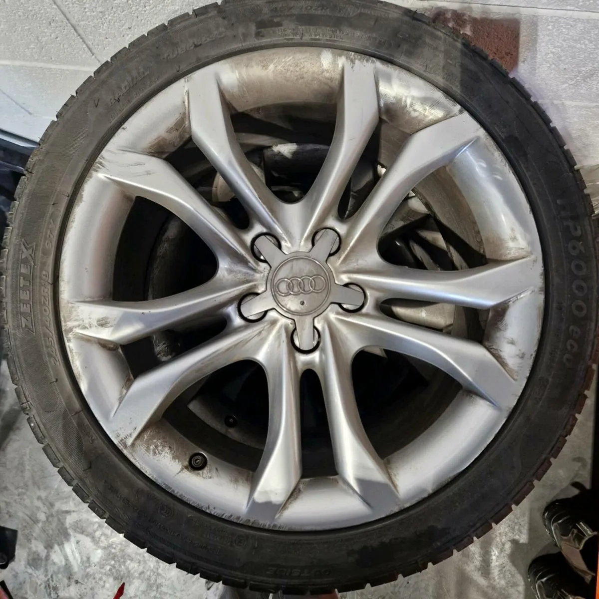 18" Audi alloy wheels and tyres - Image 2