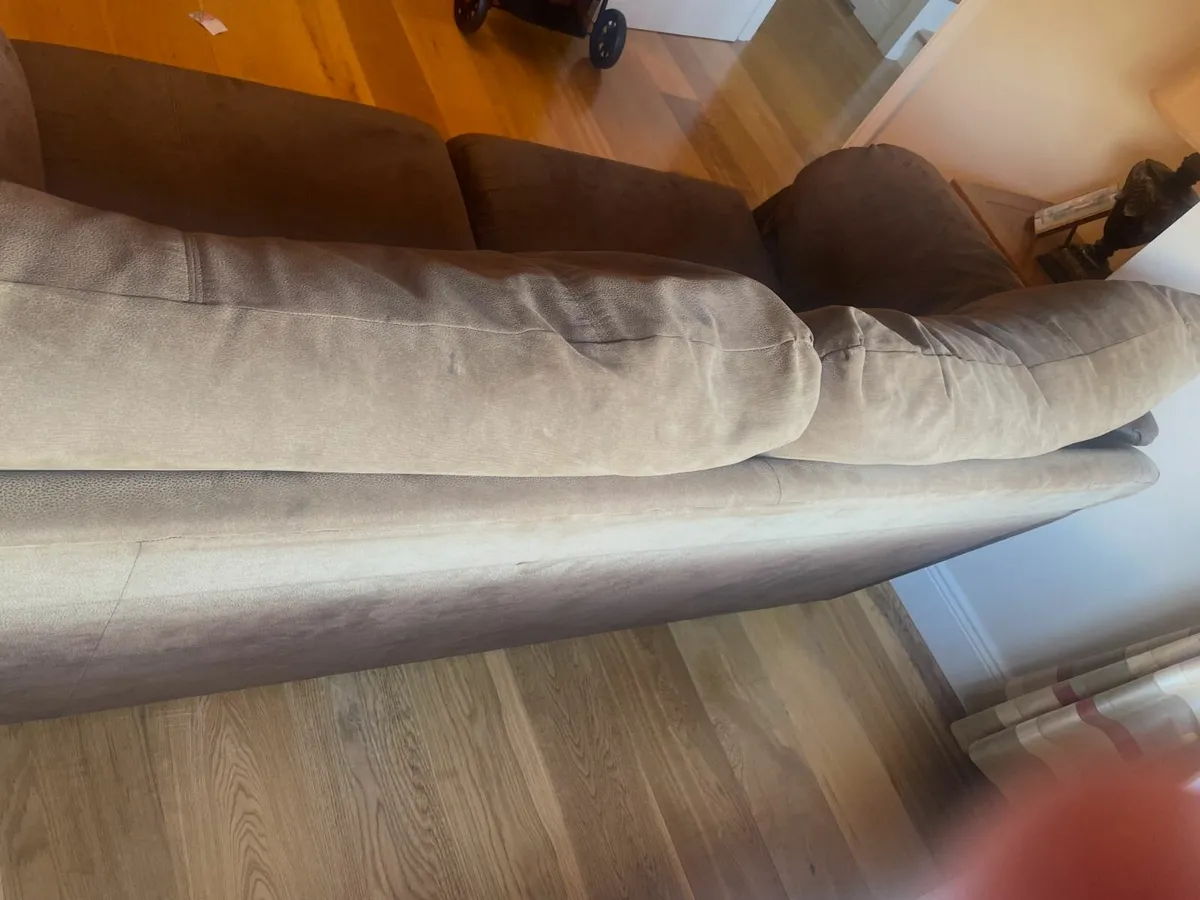 Suede effect Fabric Sofa - Image 3