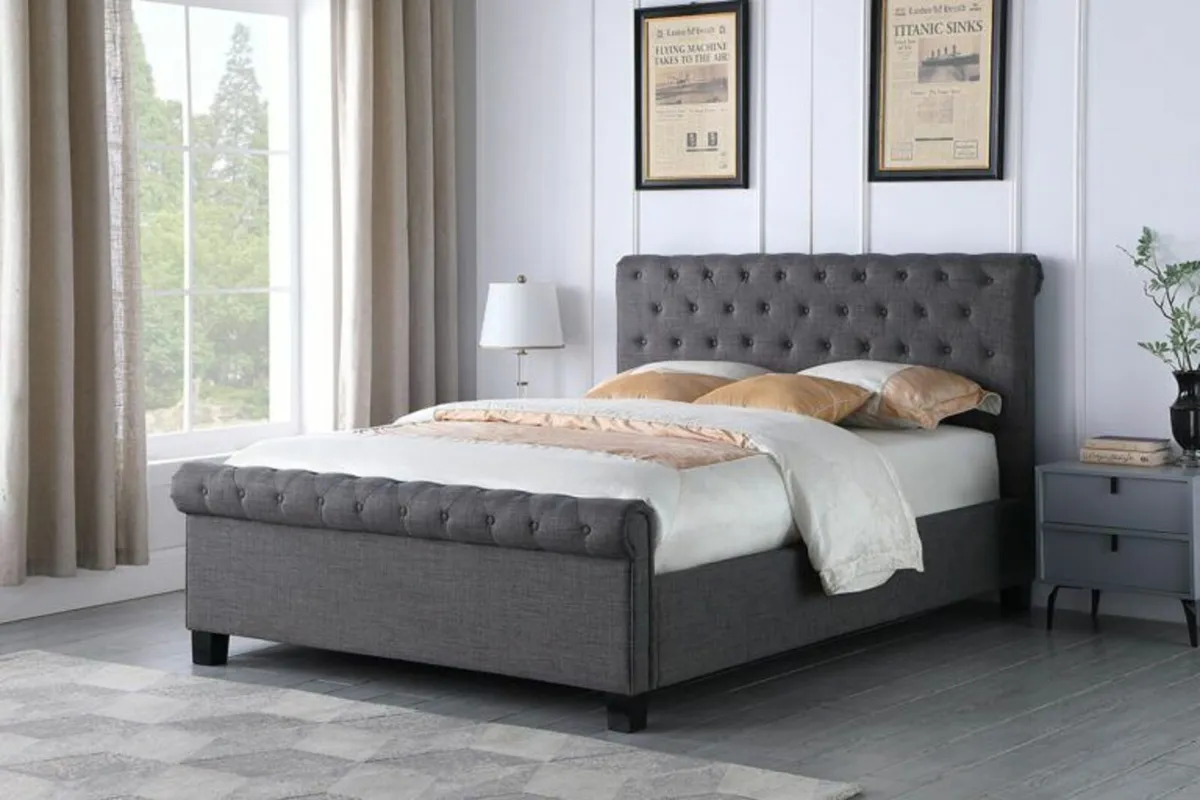 NEW PARIS 5FT GAS LIFT BED @ CJM FURNITURE - Image 2