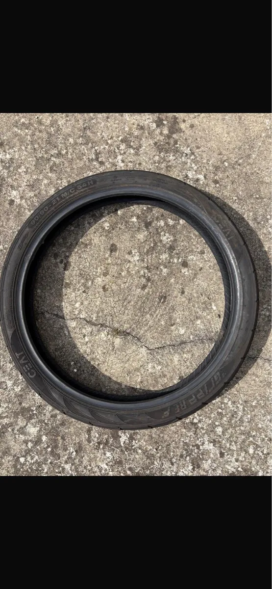 2 Motorcycle tyres 17 inch and 21 inch - Image 2