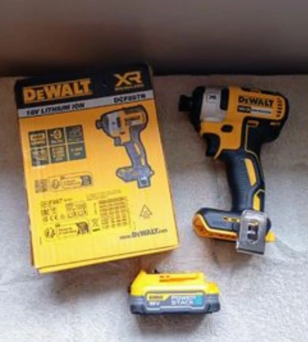 DeWalt Impact Driver and Battery - Image 1