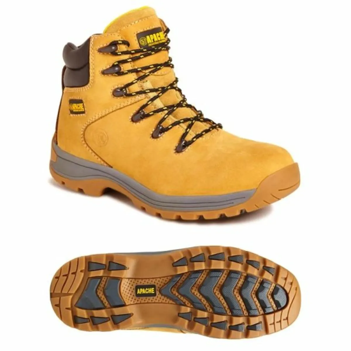 Apache Nubuck Water Resistant Safety Hiker Boot - Image 2