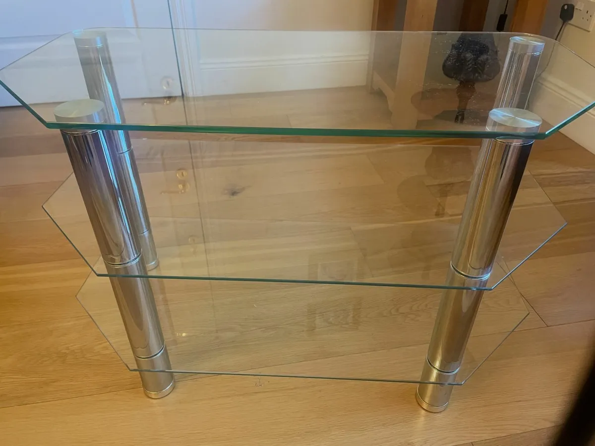 Glass TV Stand - Image 1