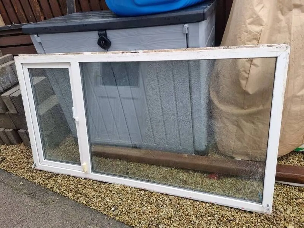 PVC large double glazed window