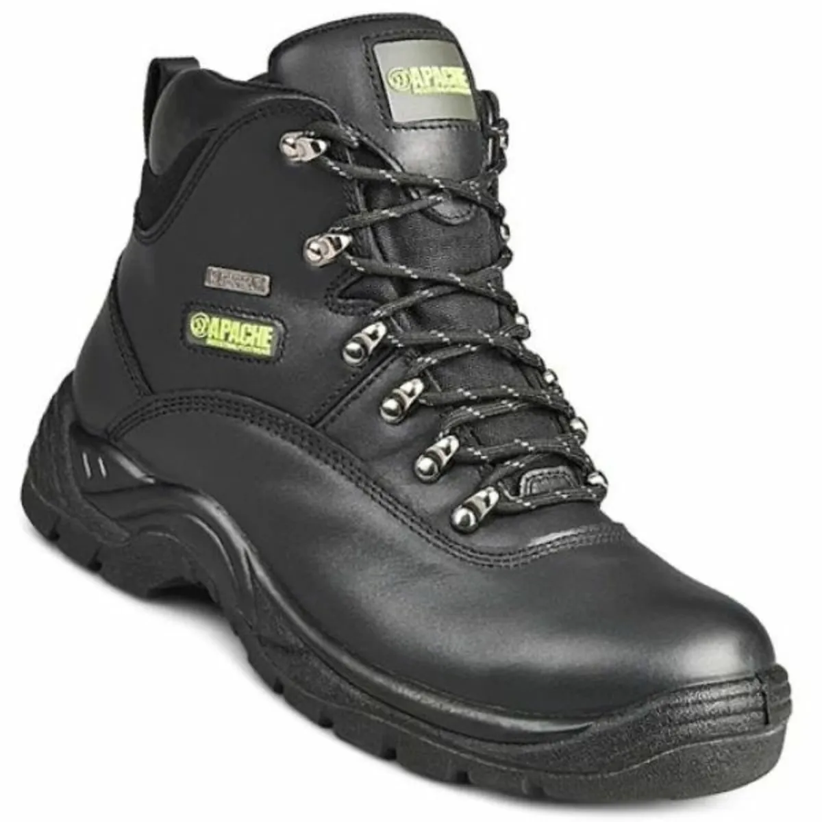 Apache SS812SM Waterproof Safety Hiker Black Boot - Image 2