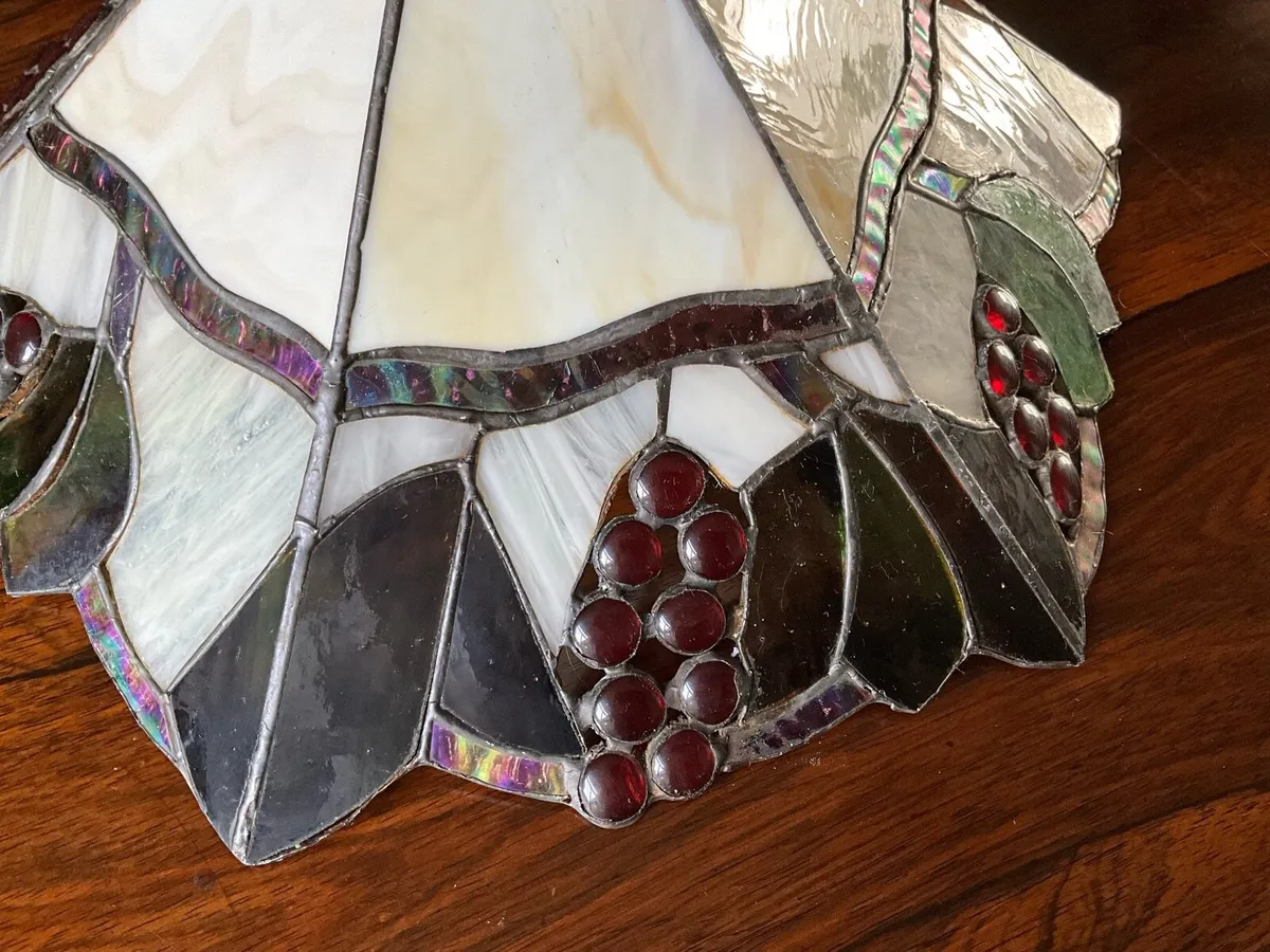 Large TIFFANY Style 18 Inch Ceiling Pendant Light - Image 4