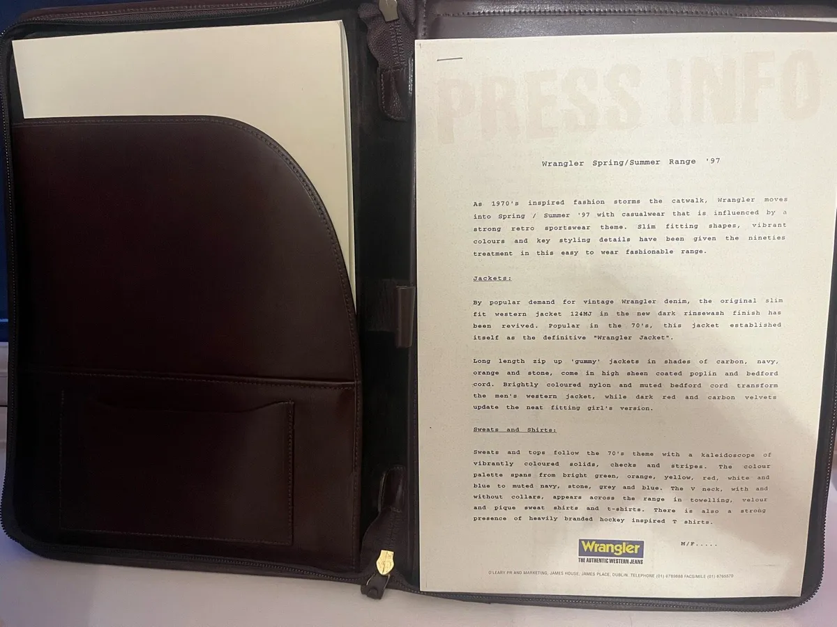 Leather document holder - Image 4