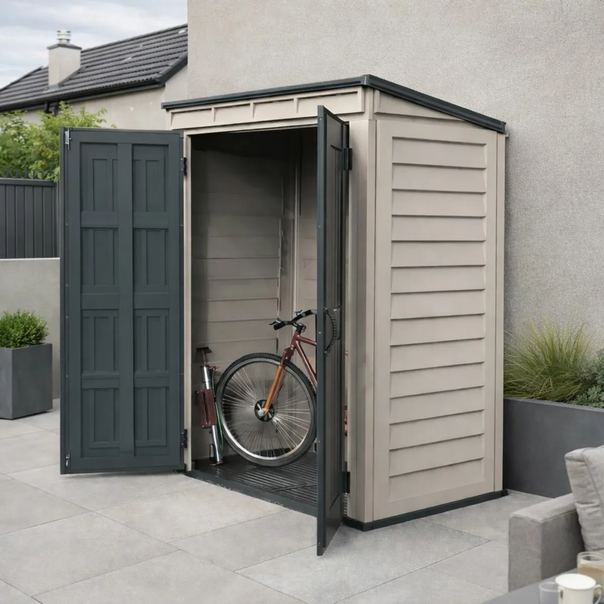 5×3 YardMate “A” Pent Vinyl Shed – FREE Delivery! - Image 1