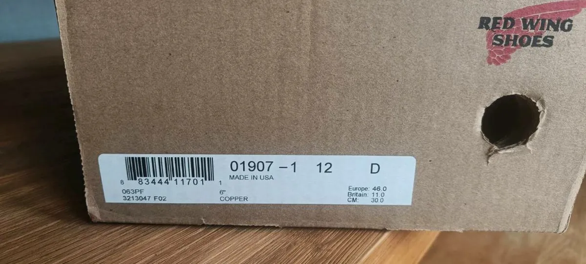 Red wing boots 1907 - Image 2