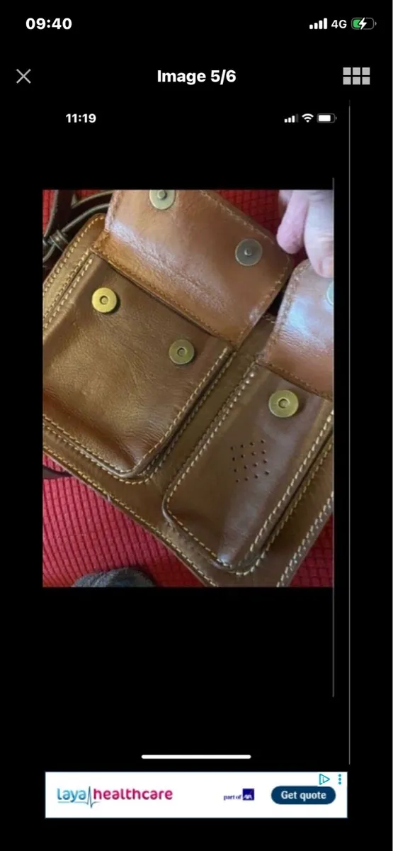 Leather Shoulder Bag - Image 3