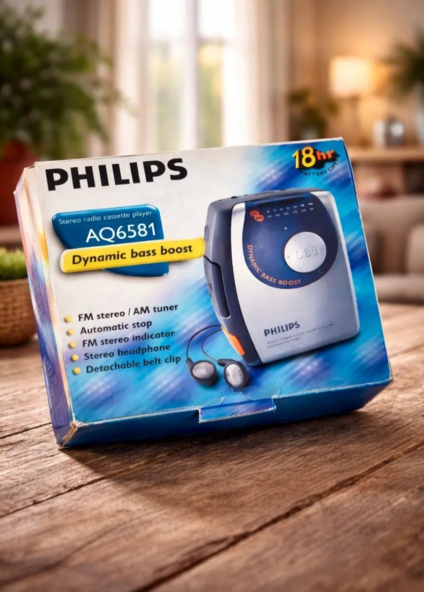Philips AQ6581 Walkman Cassette Player – New in Bo - Image 1