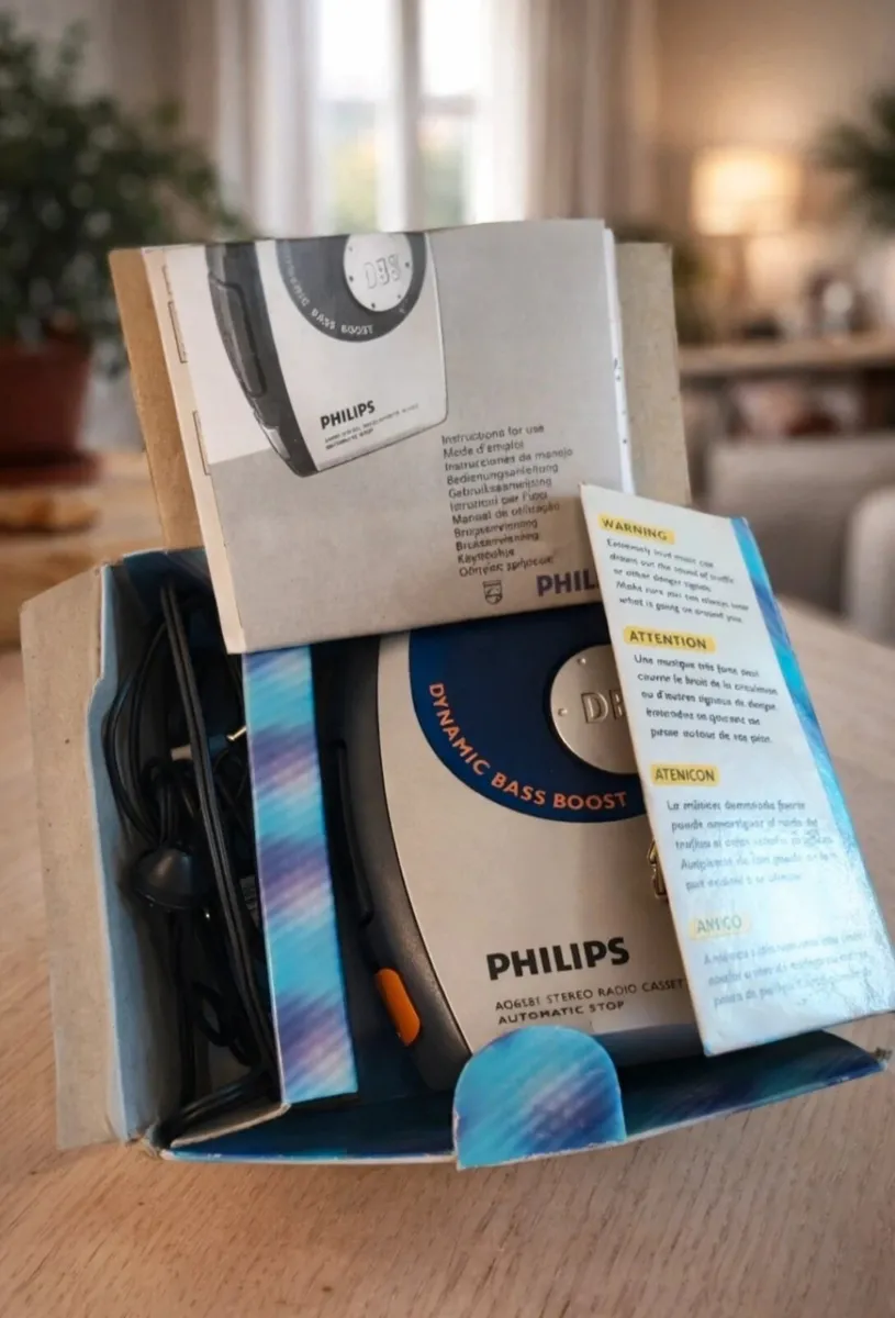 Philips AQ6581 Walkman Cassette Player – New in Bo - Image 2