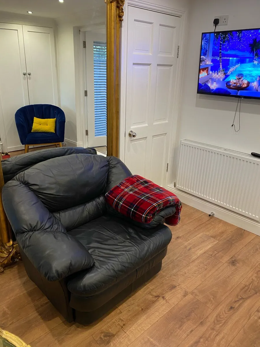 Leather armchair - Image 1