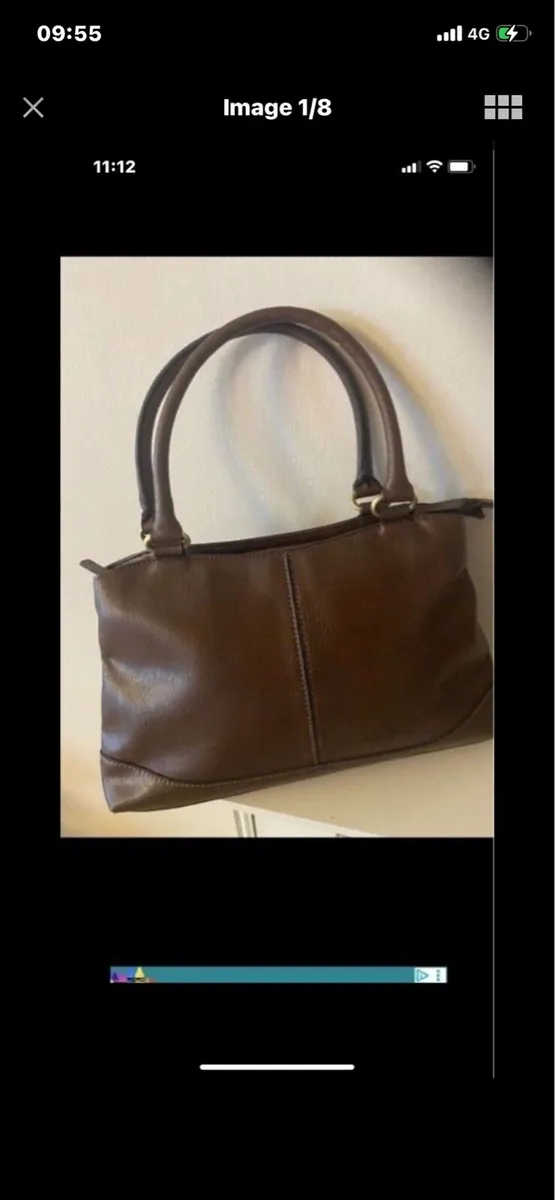 Matties Brand Leather Handbag - Image 1