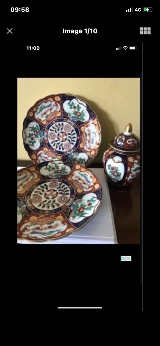 Vintage Hold Imari Set - Image 1