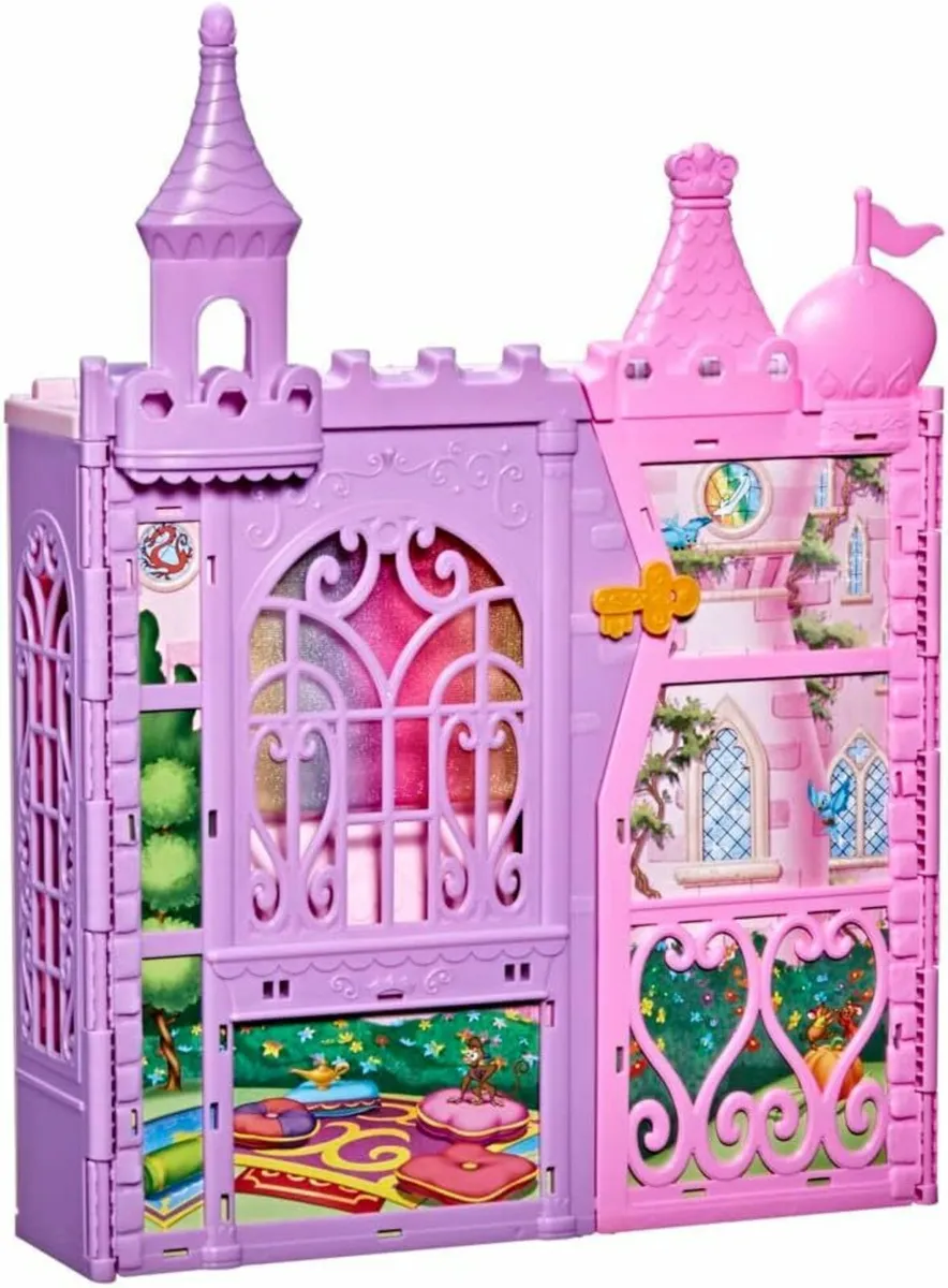 New- Disney Princess Fold 'n Go Celebration Castle - Image 3