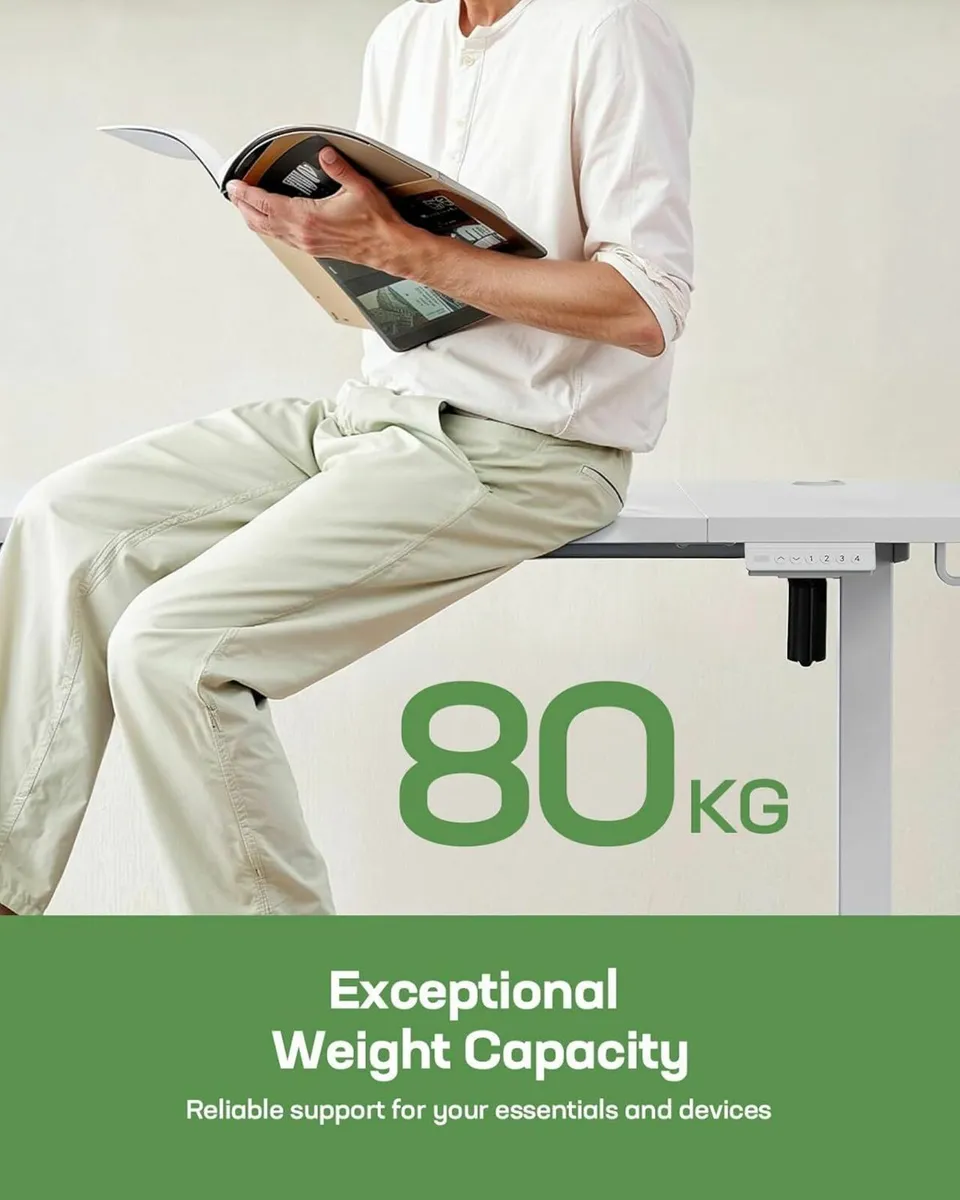 Electric Standing Desk with USB-A Charging Port - Image 4