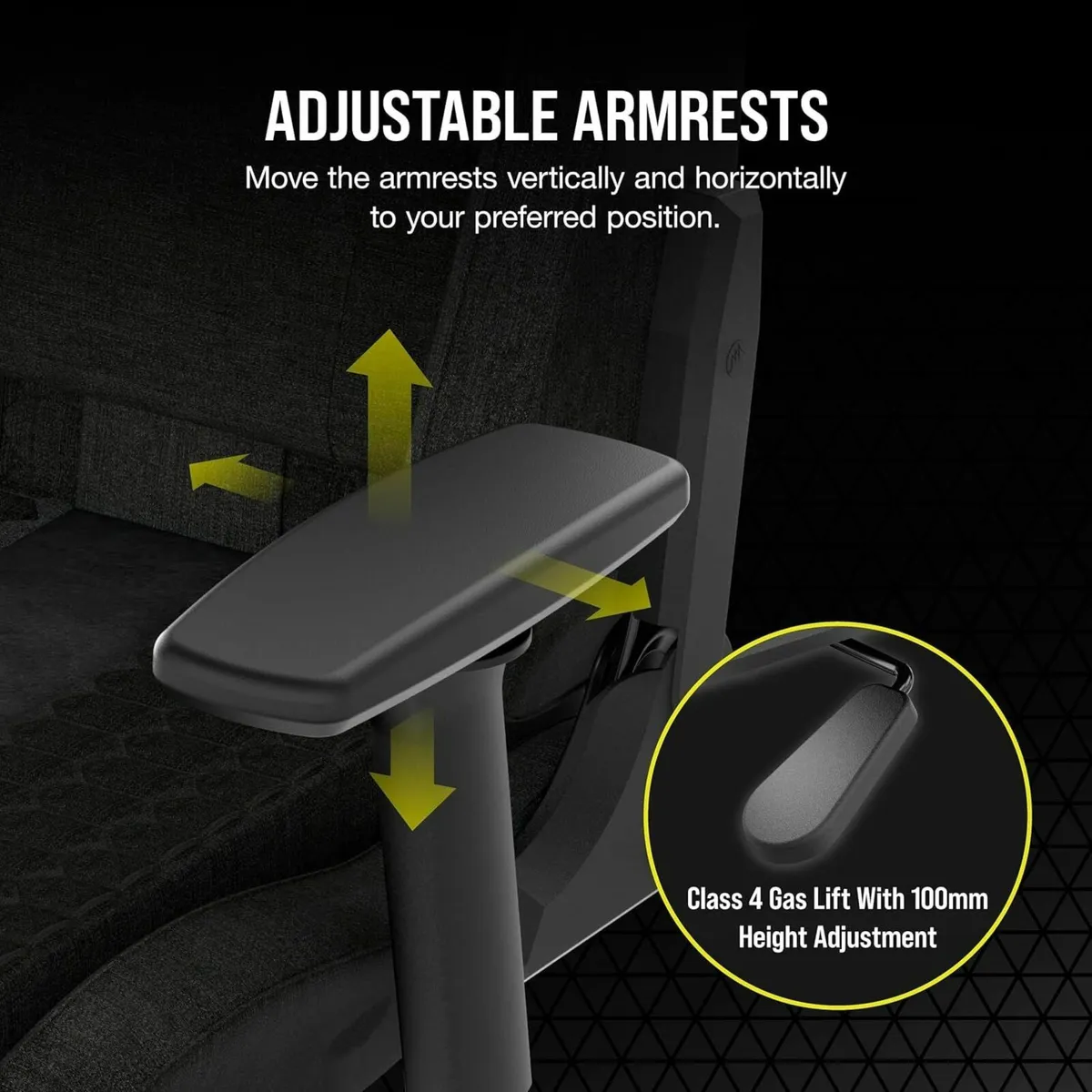 TC100 RELAXED Gaming Chair - Fabric Racing-Inspire - Image 4