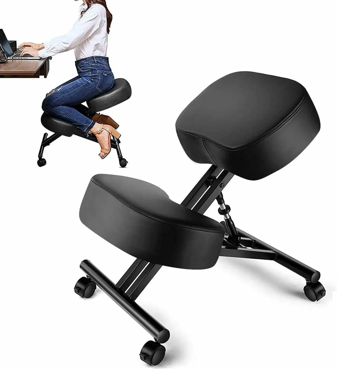 Kneeling Chair Ergonomic with Thick Memory Foam - Image 1