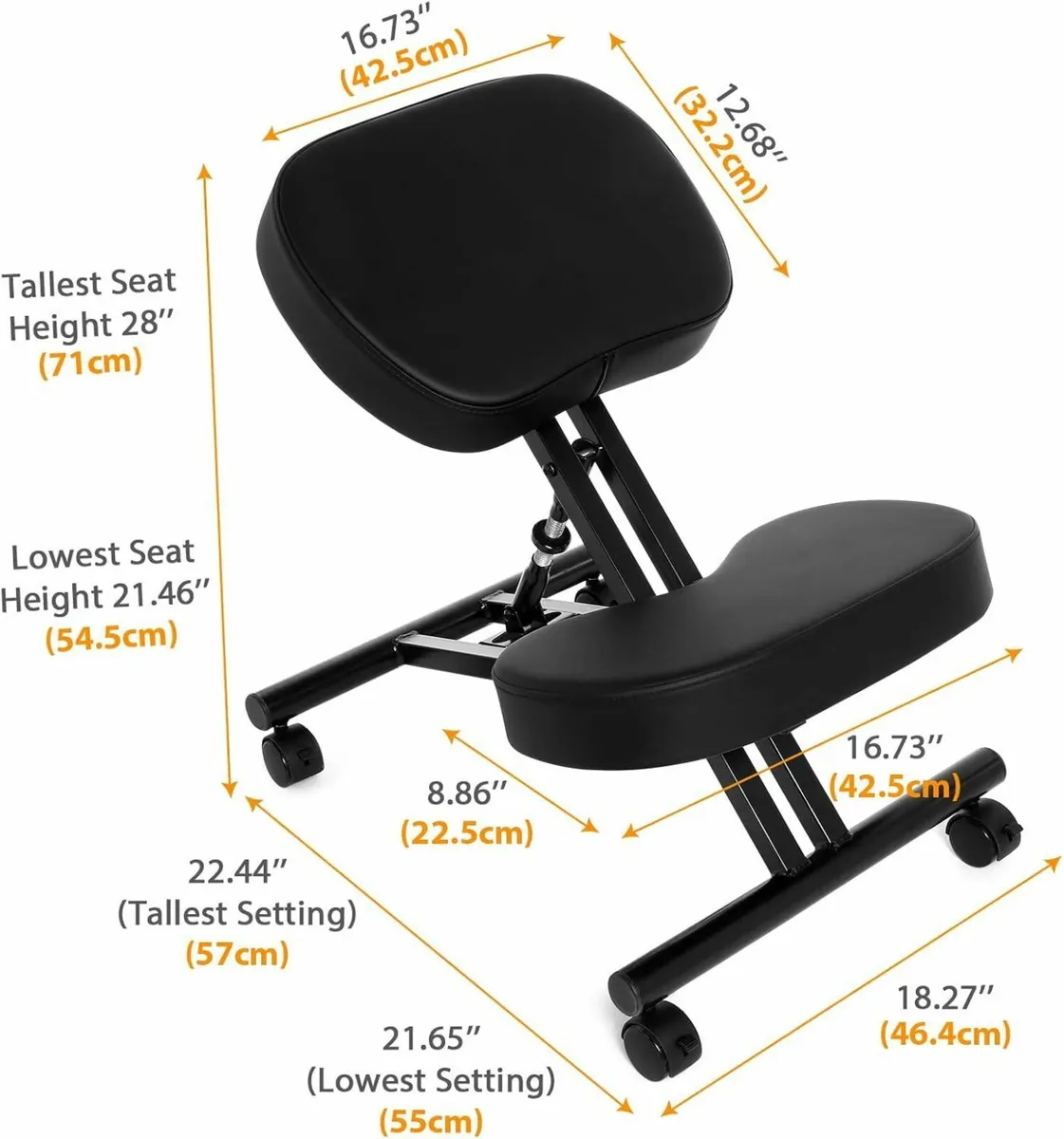 Kneeling Chair Ergonomic with Thick Memory Foam - Image 3