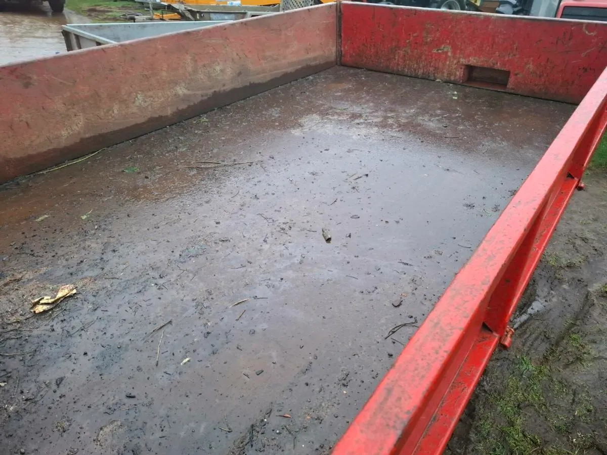 Kane tipper trailer 13x7 drop sides brakes lights - Image 2