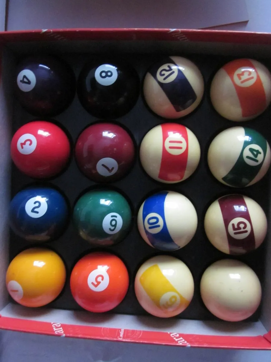 Aramith Continental Billiard Pool Ball Set 1 7/8" - Image 2