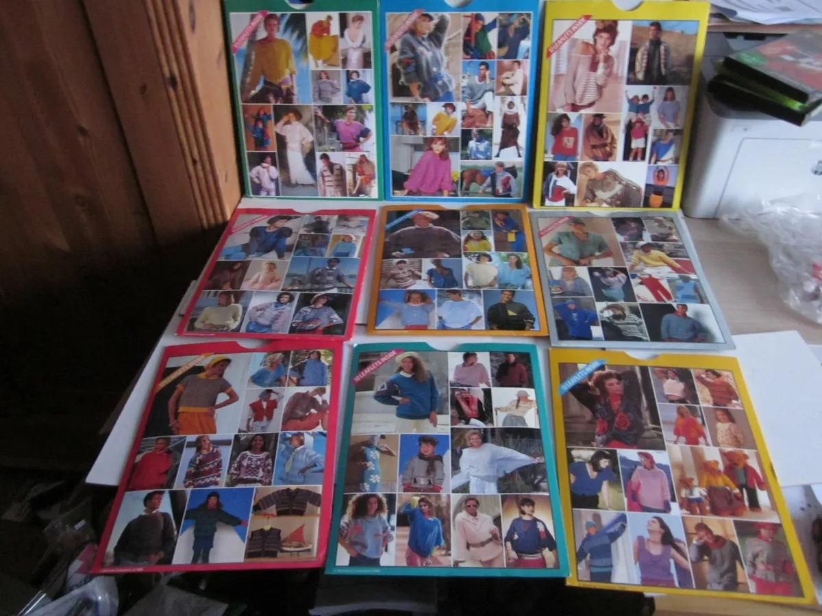 Vintage 80's Get Knitting  Pattern Bundle - Image 3
