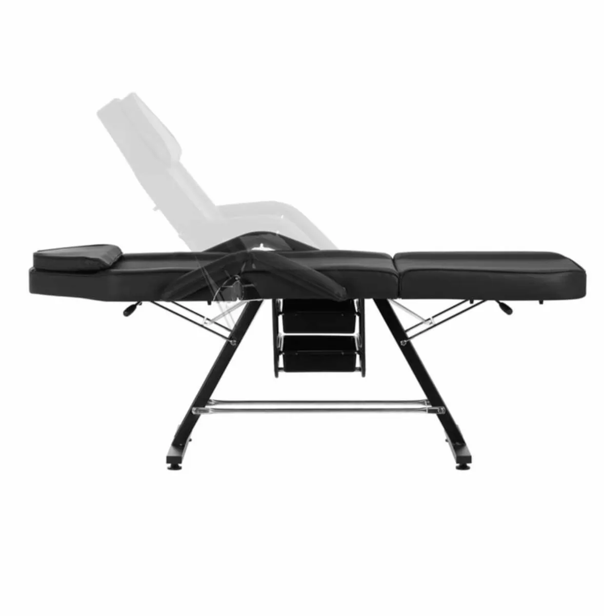 Beauty Bed With Drawers trolley shelf and stool - Image 2