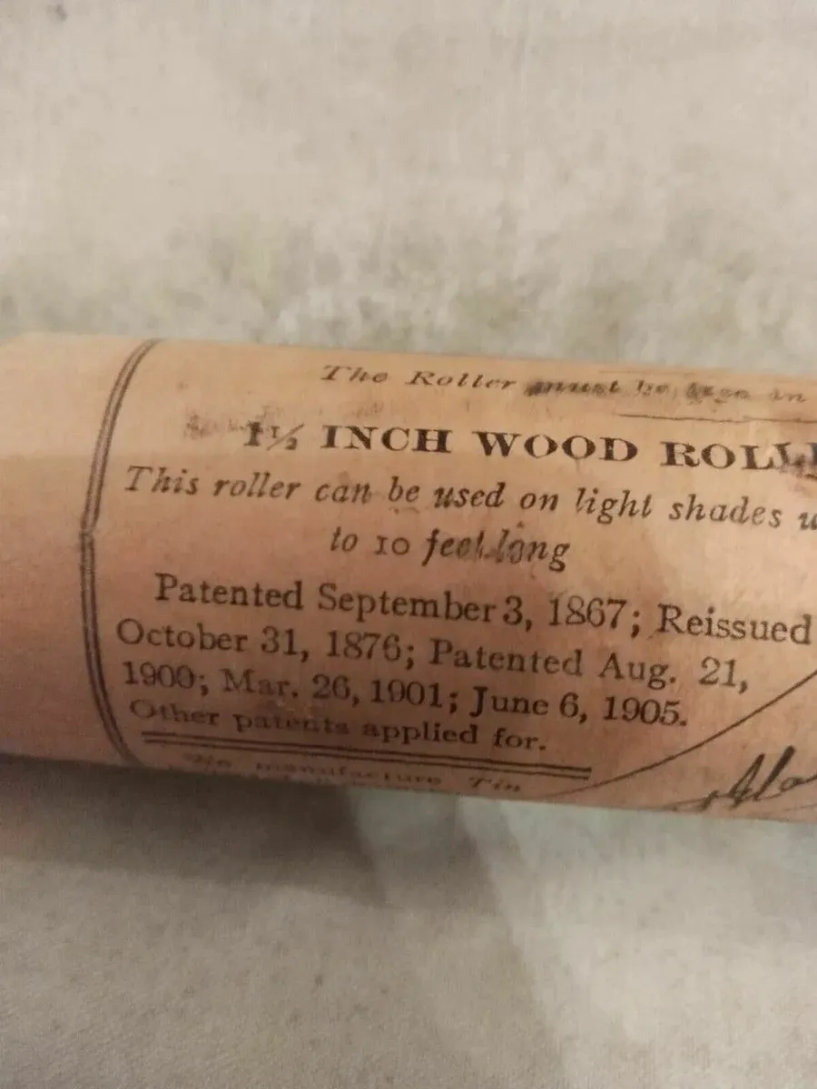 Antique Victorian Shop Window Blind - Image 3