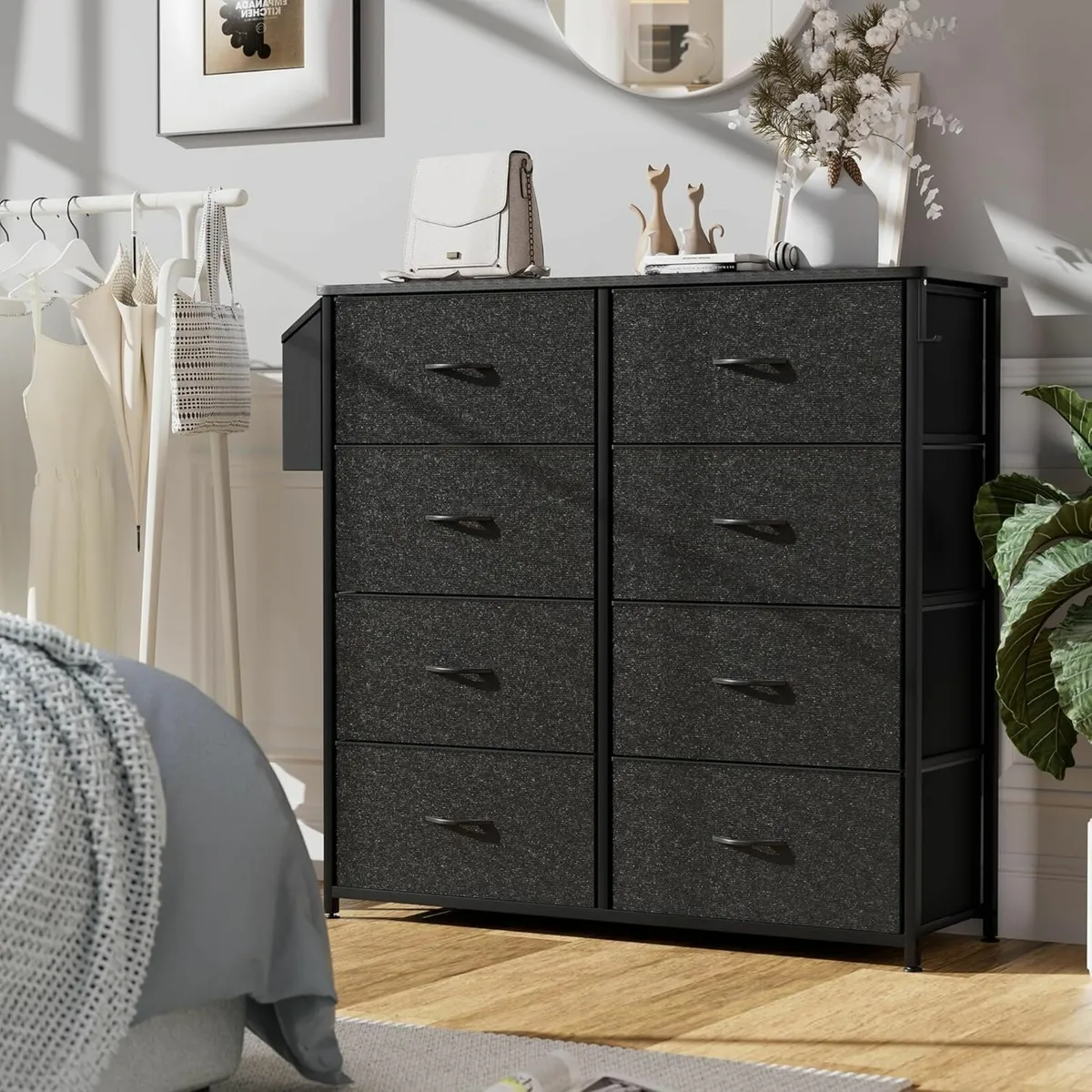 Fabric Chest of Drawers - Canvas Storage Unit - Image 2