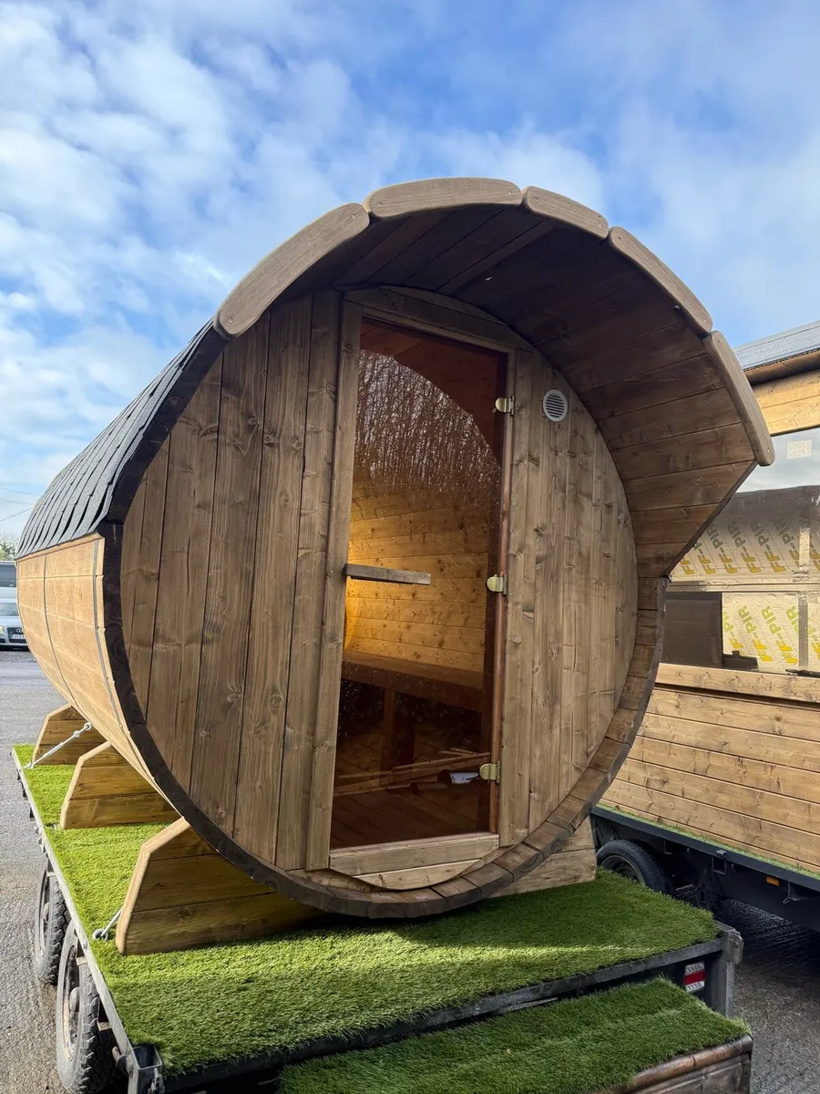 Mobile Barrel Sauna - Image 1