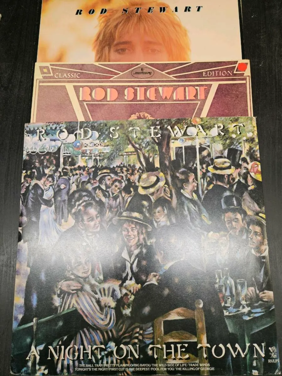 Rod Stewart LPs