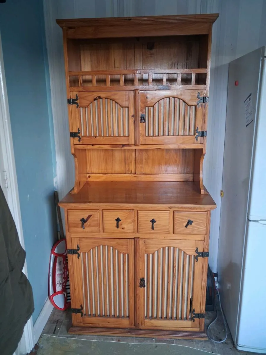 Traditional Mexican Solid Pine Kitchen Dresser - Image 1