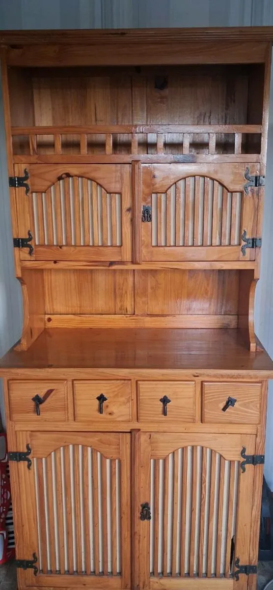 Traditional Mexican Solid Pine Kitchen Dresser - Image 2