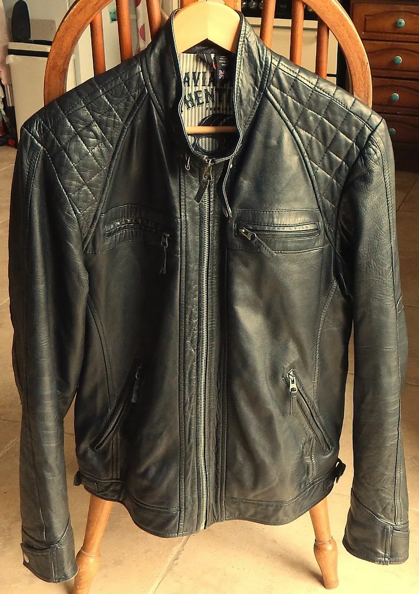 Gents Aviatrix Speed Demon Leather Biker Jacket - Image 1
