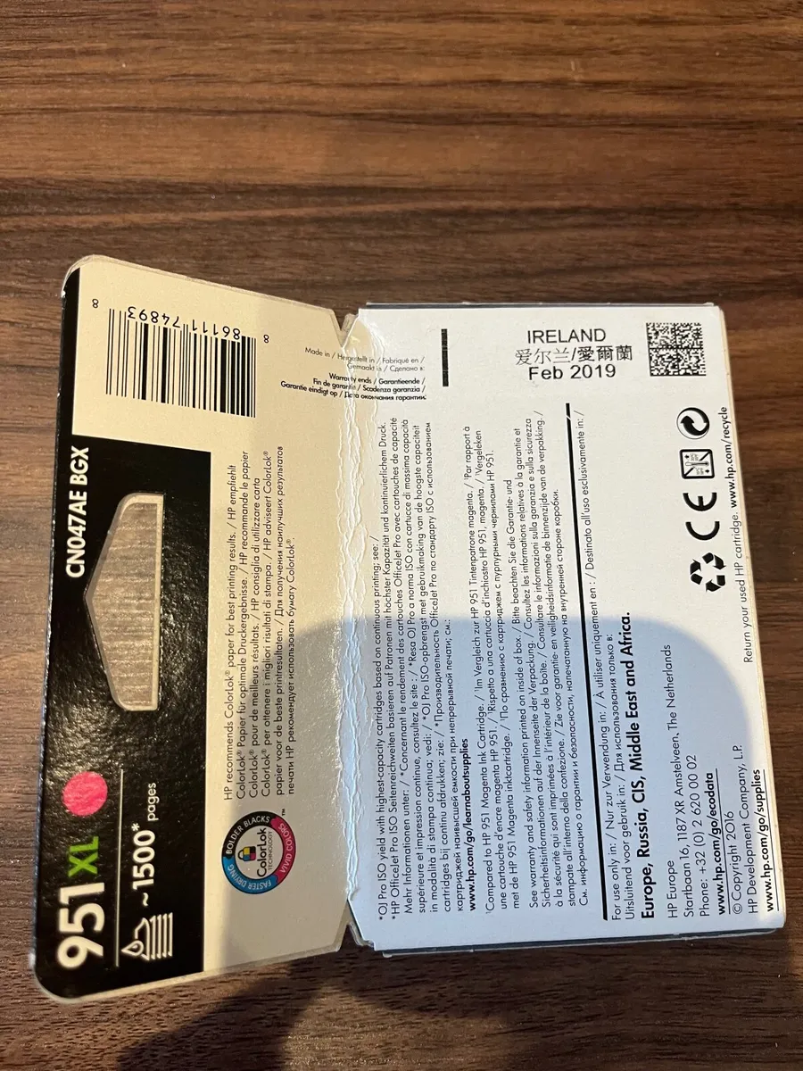 HP 951xl Magenta Ink Cartridge - Image 2