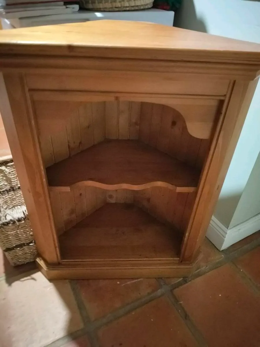 Pine corner unit dining room Cabinet. Solid pine, - Image 4