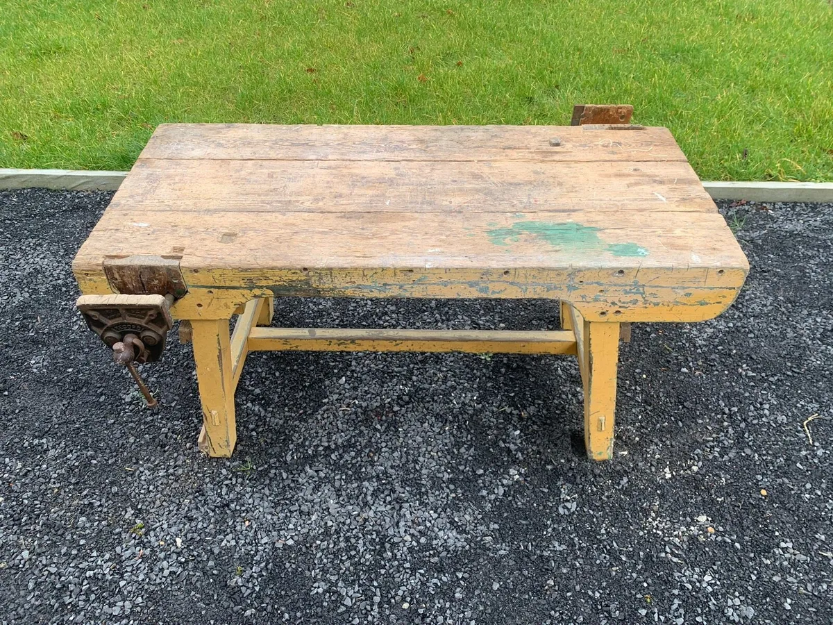 Second school Woodwork bench - Image 1