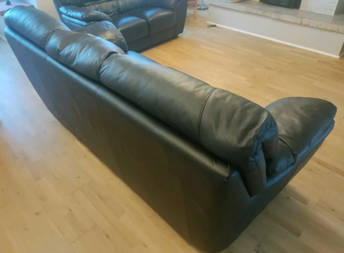 Leather 3+2 Seater Couches - Image 4
