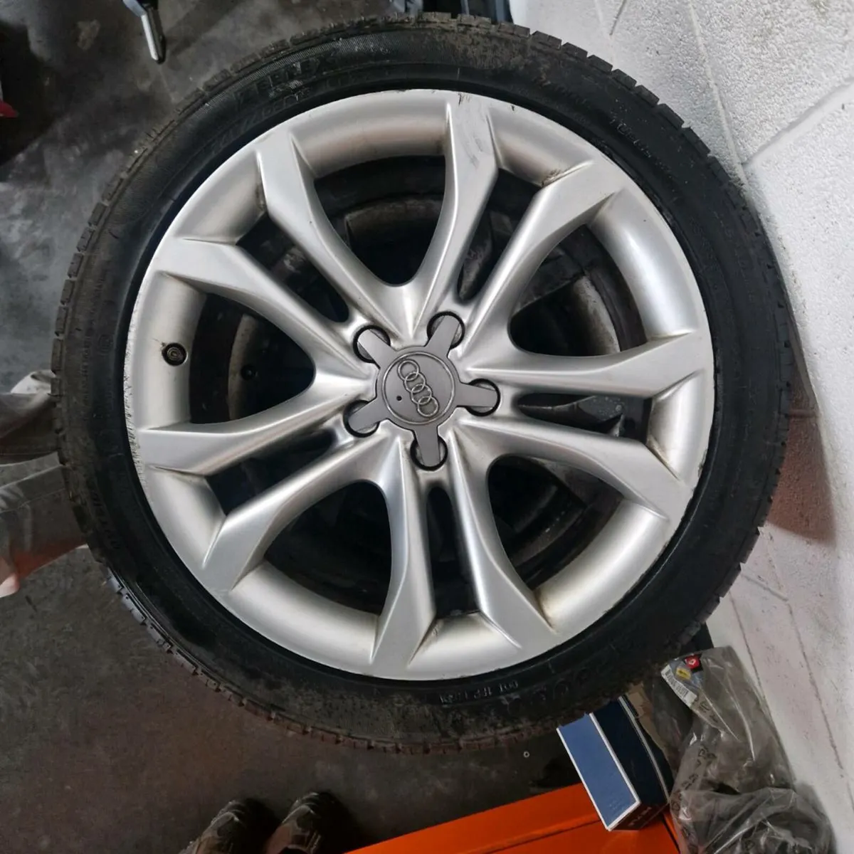 18" Audi alloy wheels and tyres - Image 1
