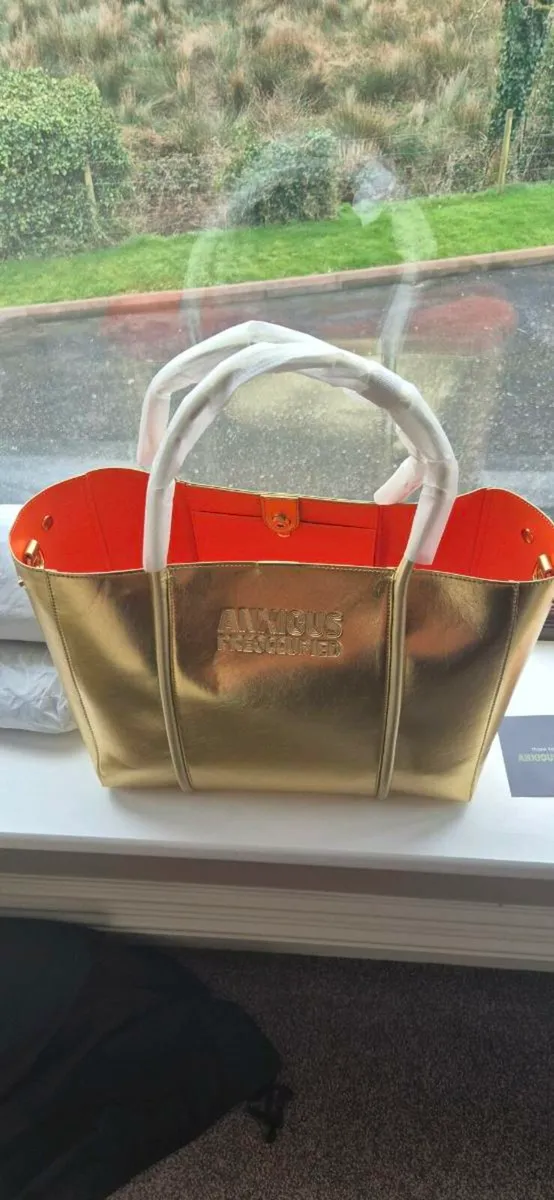Large Gold Anxious Preoccupied Bag - Image 2