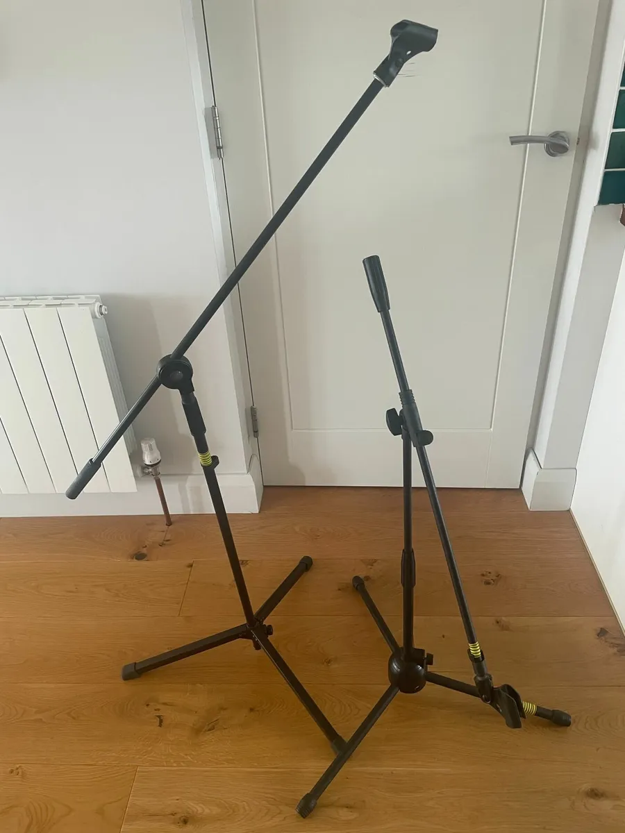 Microphone boom stands