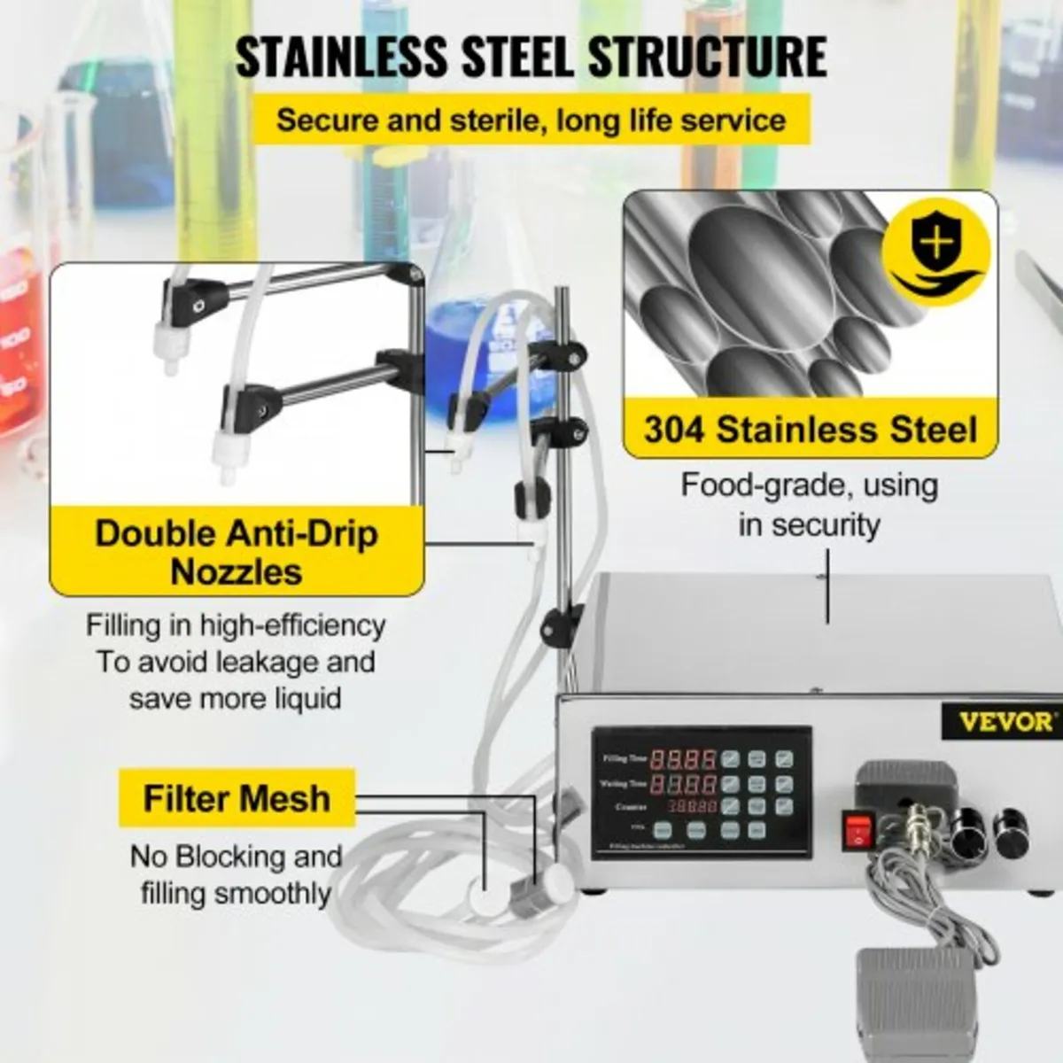 Liquid Filling Machine 5-3500ml Automatic Liquid F - Image 2