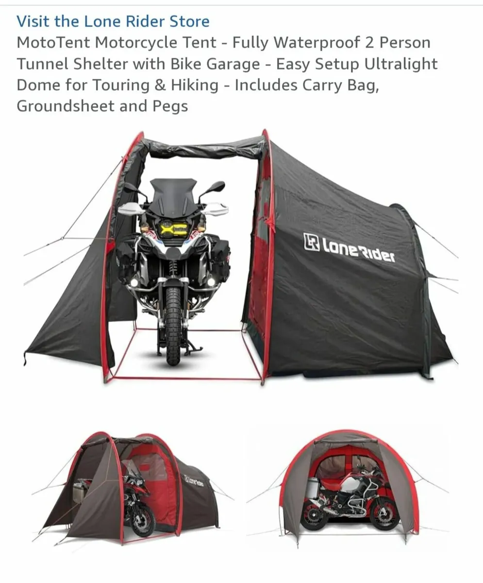 Motorcycle Camping Tent - Image 1
